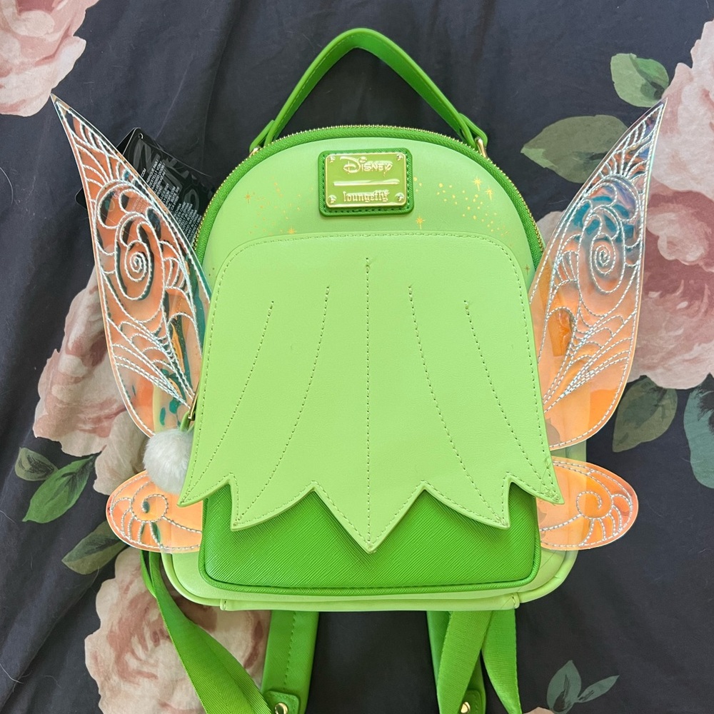 Disney lounge fly Tinker Bell, mini backpack with wings